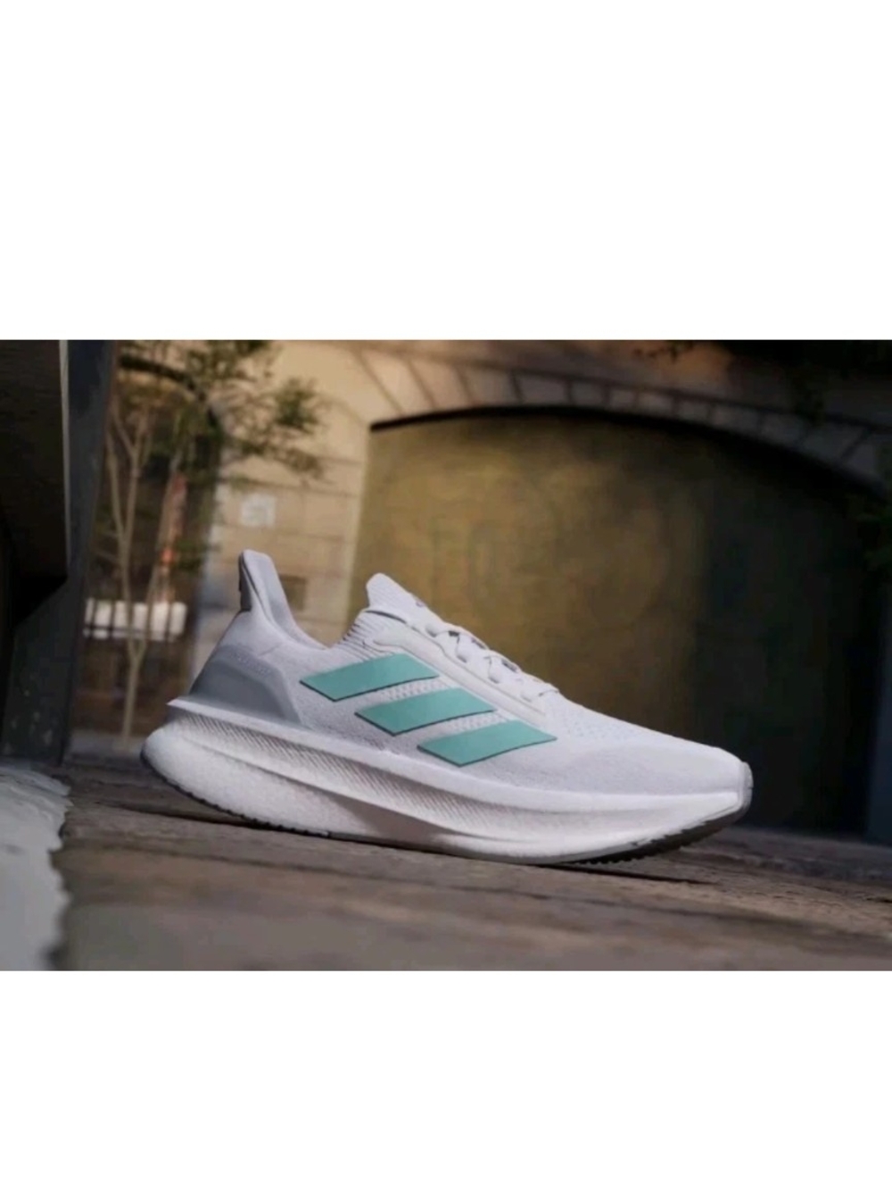 adidas Ultraboost 5x Women's Size 9.5 Cloud White Mint Glow Purple JQ9083